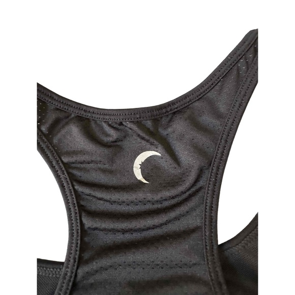 Zyia Yoga Wear Black & Gray Elastic Band Crisscross Straps Sports Bras Both XL - Picture 3 of 9